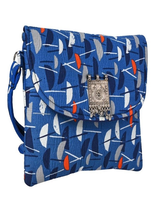 Coco Candy Women's Casual Lightweight Stylish Handbag | Umbrella Print Blue Sling Bag for Women - Perfect for Daily Use - Image 3